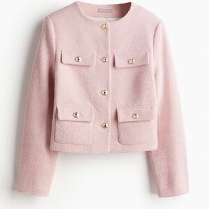 H&M Pink Textured Weave Jacket
Never Worn, New with Tags
Size Small
$60